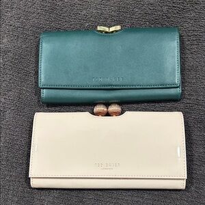 Ted Baker Teal or Cream/Pink Women's Wallet  Buyers Choice. Cram/pink is sold